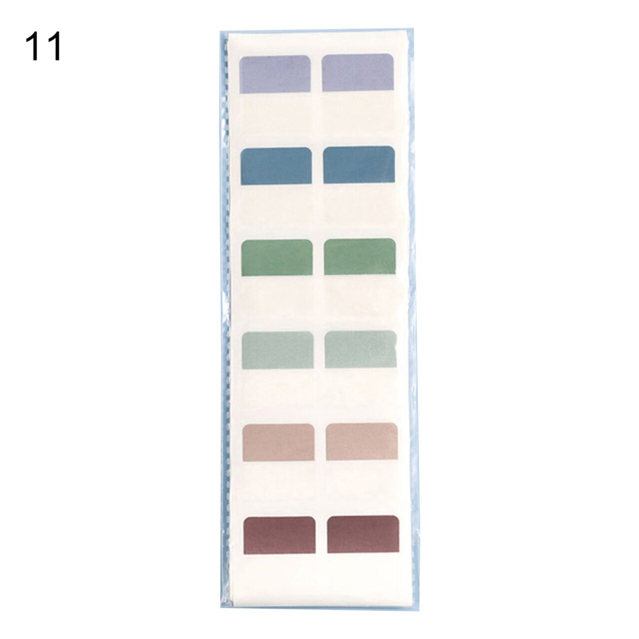 10Pcs/Bag Sticky Index Tabs Wide Application Repositionable Portable Writable